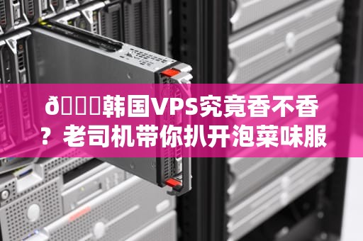 🔍韩国VPS究竟香不香？老司机带你扒开泡菜味服务器的真相！