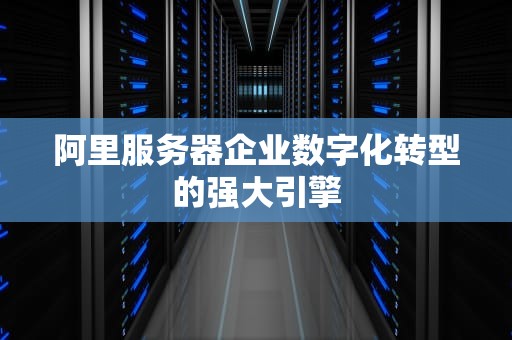 阿里服务器企业数字化转型的强大引擎