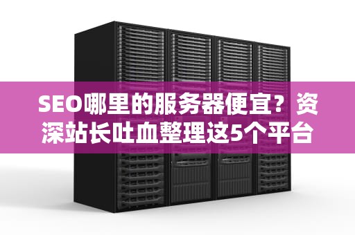 SEO哪里的服务器便宜？资深站长吐血整理这5个平台真香！