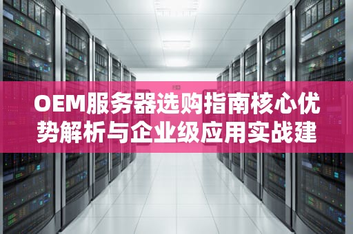 OEM服务器选购指南核心优势解析与企业级应用实战建议