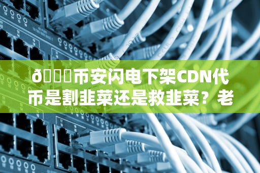 📉币安闪电下架CDN代币是割韭菜还是救韭菜？老司机带你吃透退市经济学📉