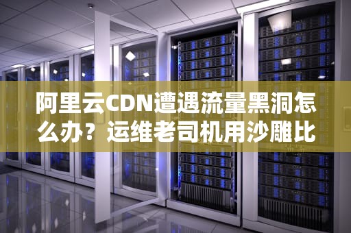 阿里云CDN遭遇流量黑洞怎么办？运维老司机用沙雕比喻带你避坑！