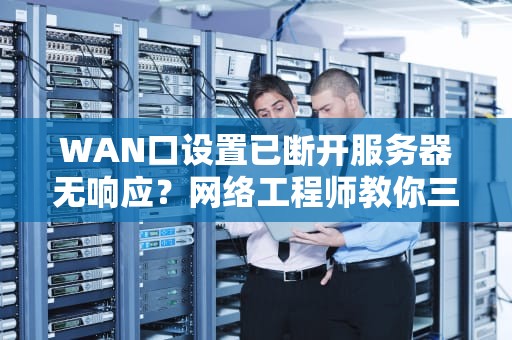 WAN口设置已断开服务器无响应？网络工程师教你三步排查法（附实战彩蛋）
