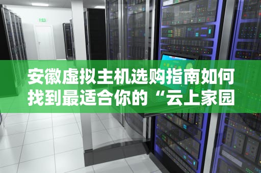 安徽虚拟主机选购指南如何找到最适合你的“云上家园”？