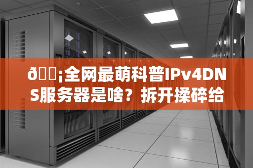 📡全网最萌科普IPv4DNS服务器是啥？拆开揉碎给你讲明白！附相亲相爱一家人版图解