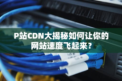 P站CDN大揭秘如何让你的网站速度飞起来？