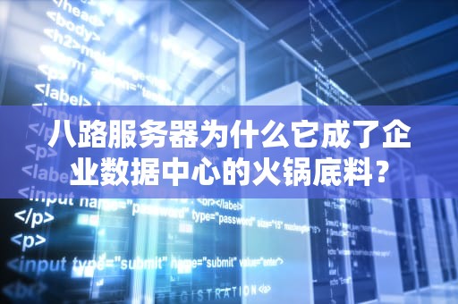 八路服务器为什么它成了企业数据中心的火锅底料？