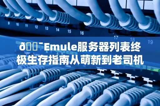 🎯Emule服务器列表终极生存指南从萌新到老司机的科学飙车姿势