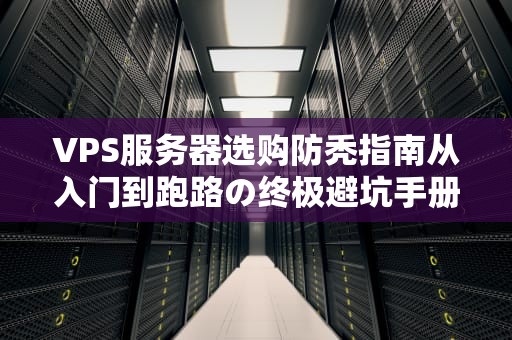 VPS服务器选购防秃指南从入门到跑路の终极避坑手册