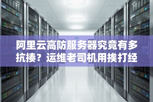 阿里云高防服务器究竟有多抗揍？运维老司机用挨打经验告诉你真相