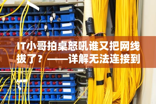 IT小哥拍桌怒吼谁又把网线拔了？——详解无法连接到组织的激活服务器那些事儿