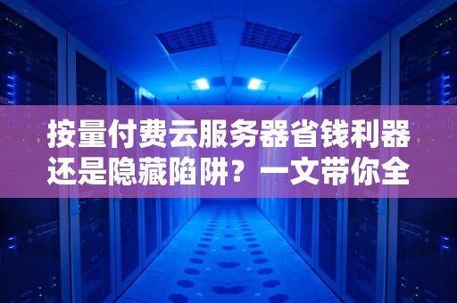 按量付费云服务器省钱利器还是隐藏陷阱？一文带你全面解析！