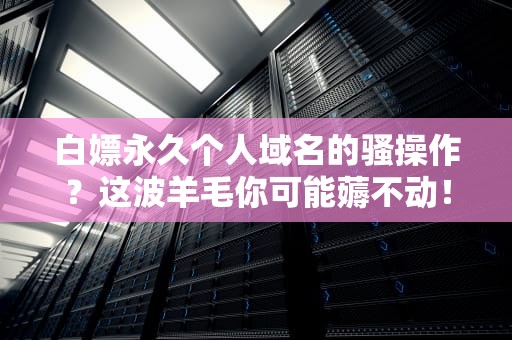 白嫖永久个人域名的骚操作？这波羊毛你可能薅不动！