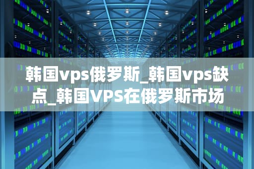 韩国vps俄罗斯_韩国vps缺点_韩国VPS在俄罗斯市场的应用与挑战