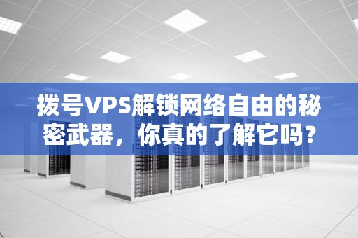 拨号VPS解锁网络自由的秘密武器，你真的了解它吗？