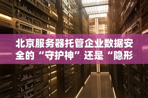 北京服务器托管企业数据安全的“守护神”还是“隐形炸弹”？