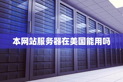 本网站服务器在美国能用吗