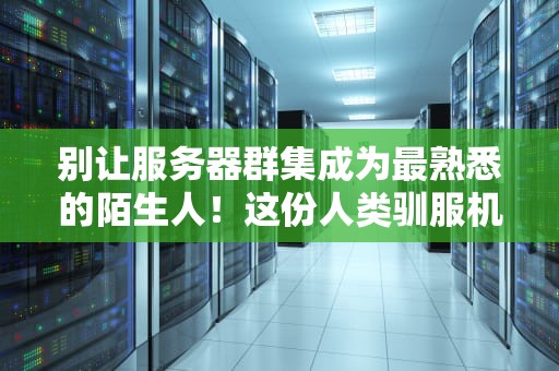 别让服务器群集成为最熟悉的陌生人！这份人类驯服机柜指南请收好