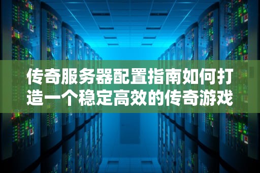 传奇服务器配置指南如何打造一个稳定高效的传奇游戏服务器？