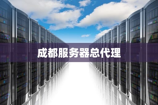 成都服务器总代理