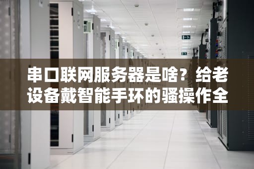 串口联网服务器是啥？给老设备戴智能手环的骚操作全揭秘！