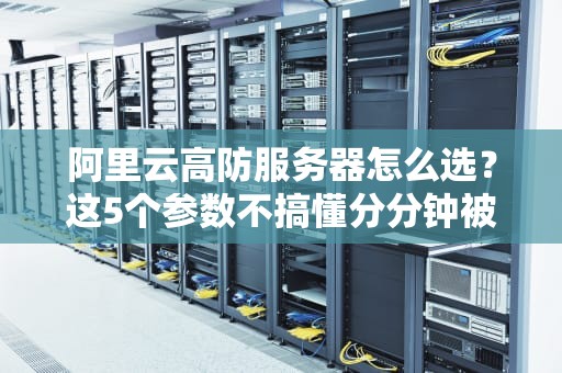 阿里云高防服务器怎么选？这5个参数不搞懂分分钟被薅秃羊毛