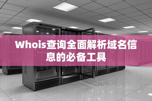 Whois查询全面解析域名信息的必备工具