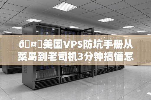 🤖美国VPS防坑手册从菜鸟到老司机3分钟搞懂怎么选不翻车！🤖