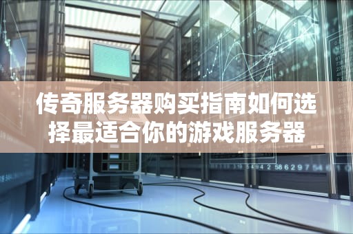 传奇服务器购买指南如何选择最适合你的游戏服务器