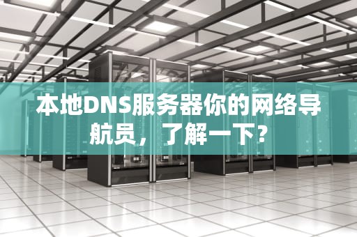 本地DNS服务器你的网络导航员，了解一下？