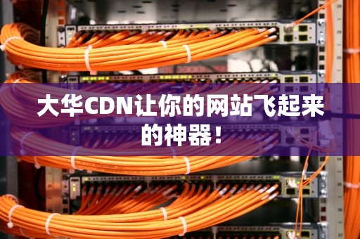 大华CDN让你的网站飞起来的神器！