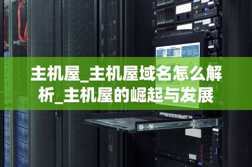 主机屋_主机屋域名怎么解析_主机屋的崛起与发展