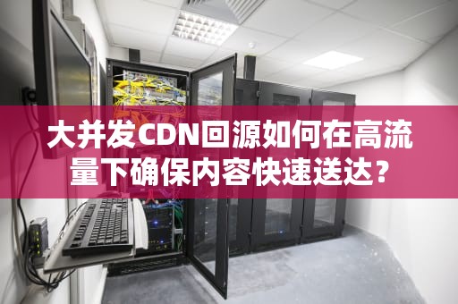 大并发CDN回源如何在高流量下确保内容快速送达？