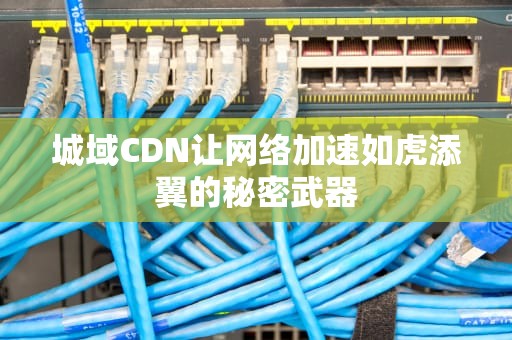 城域CDN让网络加速如虎添翼的秘密武器