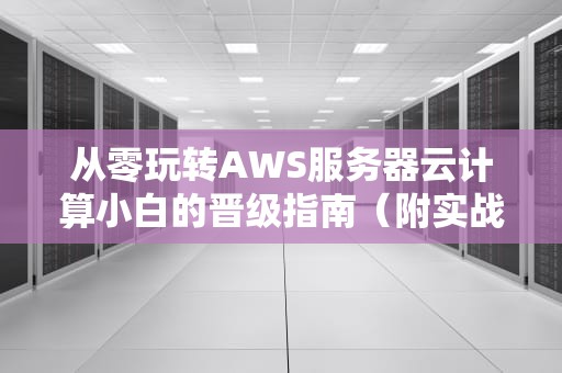 从零玩转AWS服务器云计算小白的晋级指南（附实战避坑攻略）
