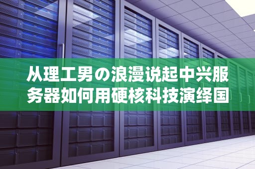 从理工男の浪漫说起中兴服务器如何用硬核科技演绎国产崛起真香现场