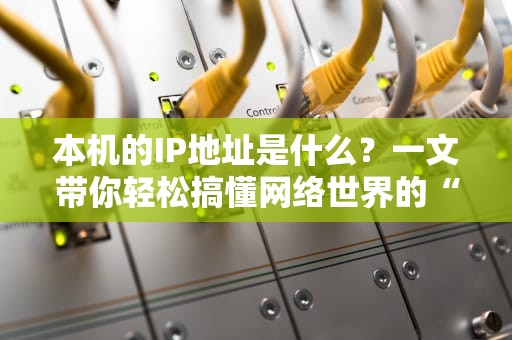 本机的IP地址是什么？一文带你轻松搞懂网络世界的“身份证”