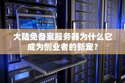 大陆免备案服务器为什么它成为创业者的新宠？