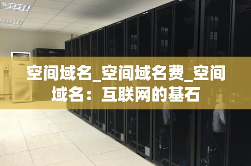 空间域名_空间域名费_空间域名：互联网的基石