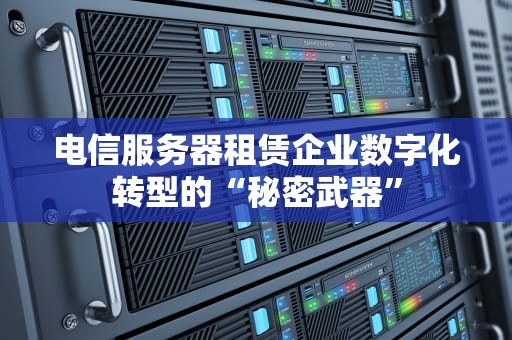 电信服务器租赁企业数字化转型的“秘密武器”