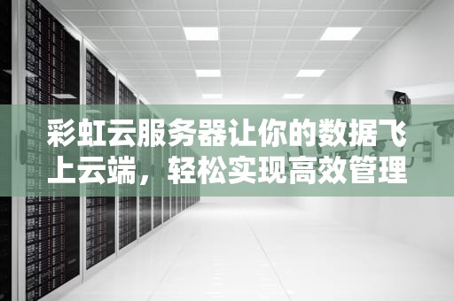 彩虹云服务器让你的数据飞上云端，轻松实现高效管理