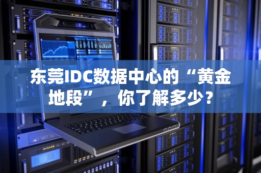 东莞IDC数据中心的“黄金地段”，你了解多少？