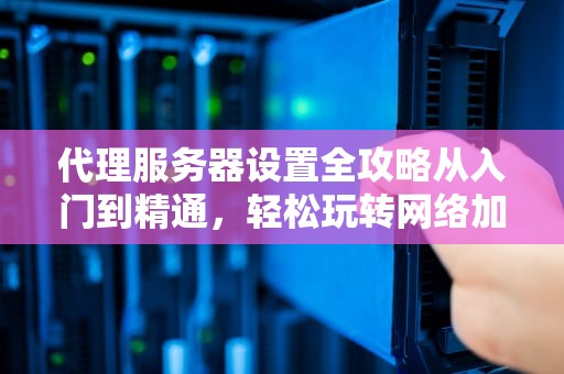 代理服务器设置全攻略从入门到精通，轻松玩转网络加速与隐私保护