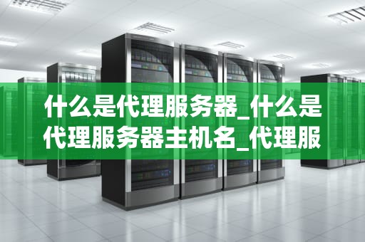 什么是代理服务器_什么是代理服务器主机名_代理服务器的深入理解