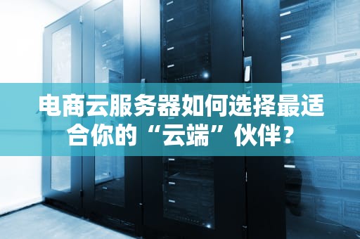 电商云服务器如何选择最适合你的“云端”伙伴？