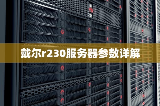 戴尔r230服务器参数详解