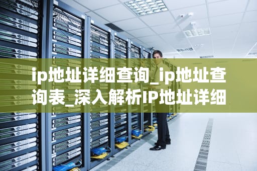 ip地址详细查询_ip地址查询表_深入解析IP地址详细查询