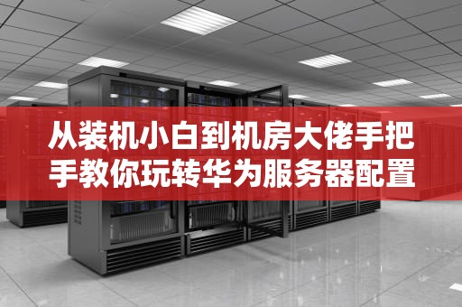 从装机小白到机房大佬手把手教你玩转华为服务器配置的骚操作