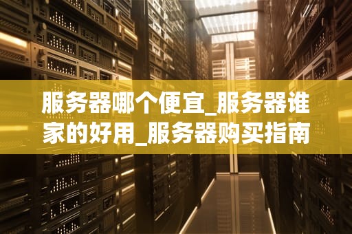 服务器哪个便宜_服务器谁家的好用_服务器购买指南：寻找最便宜的选择