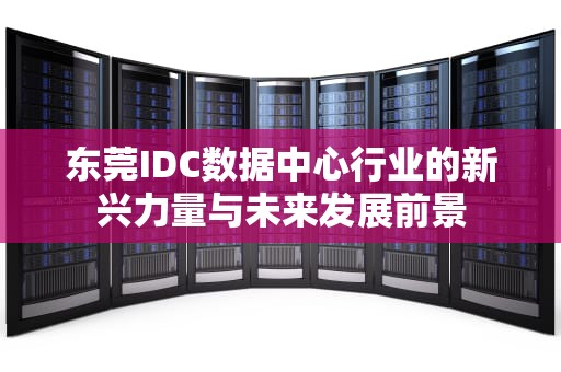 东莞IDC数据中心行业的新兴力量与未来发展前景